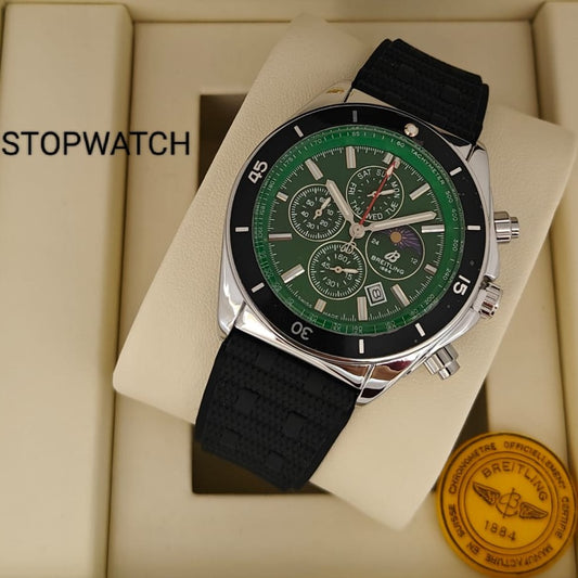 BREITLING CHRNOGRAPH RUBBER STRAP VERY HIGH QUALITY NOW ALLOVER IN OMAN | BREITLING CHRNO 133531