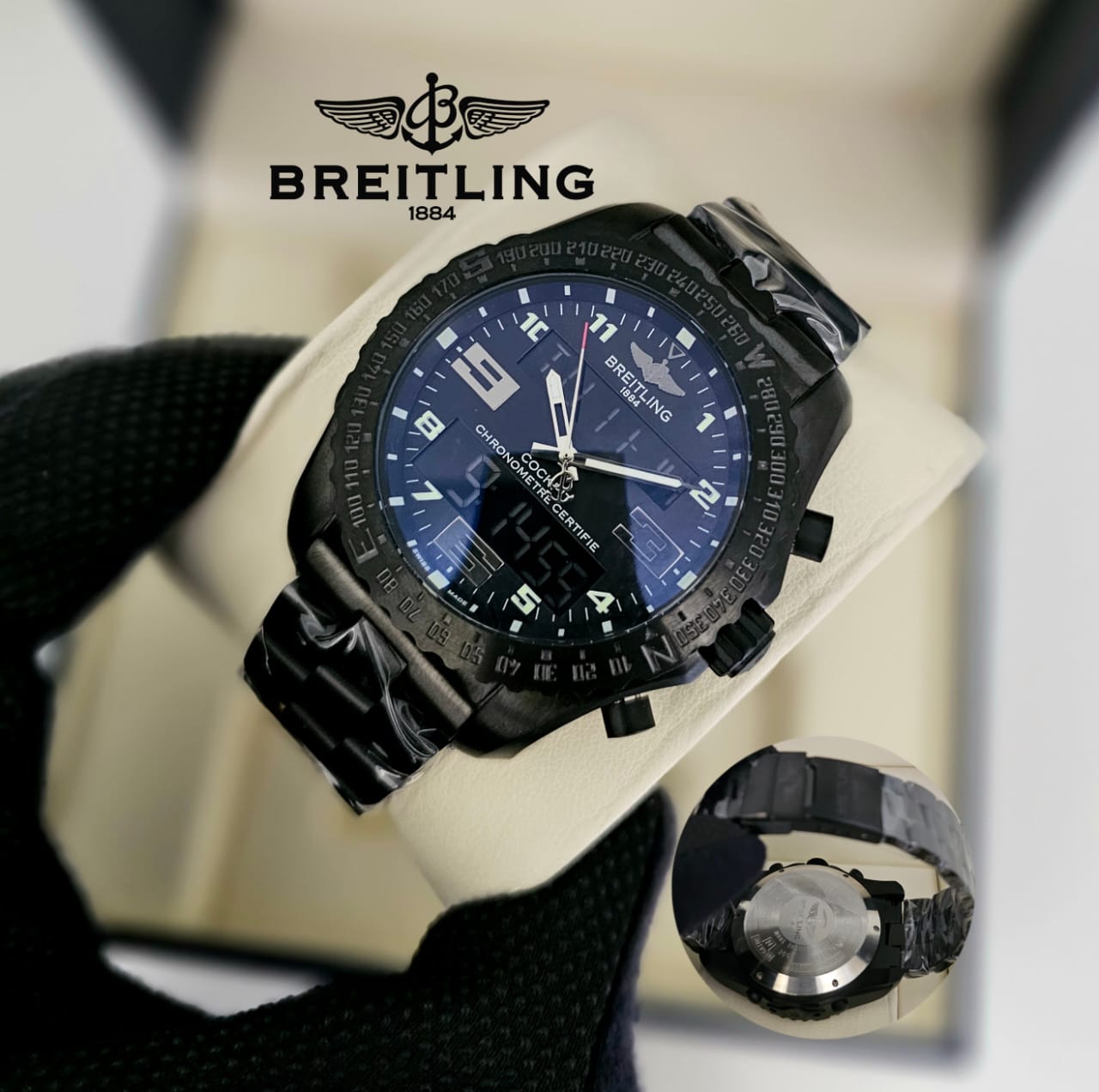 BREITLING COCKPIT CHRNOGRAPH VERY HIGH VOLTAGE DEMANDING TRANDING WATCH NOW ALLOVER IN OMAN| BREITLING CP C 17797973