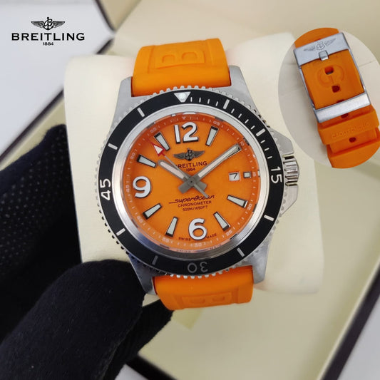 BREITLING SUPEROCEAN  CHRNOMETER  AUTOMATIC  VERY HIGH VOLTAGE DEMANDING TRANDING WATCH NOW ALLOVER IN OMAN| BREITLING SO C 177919552