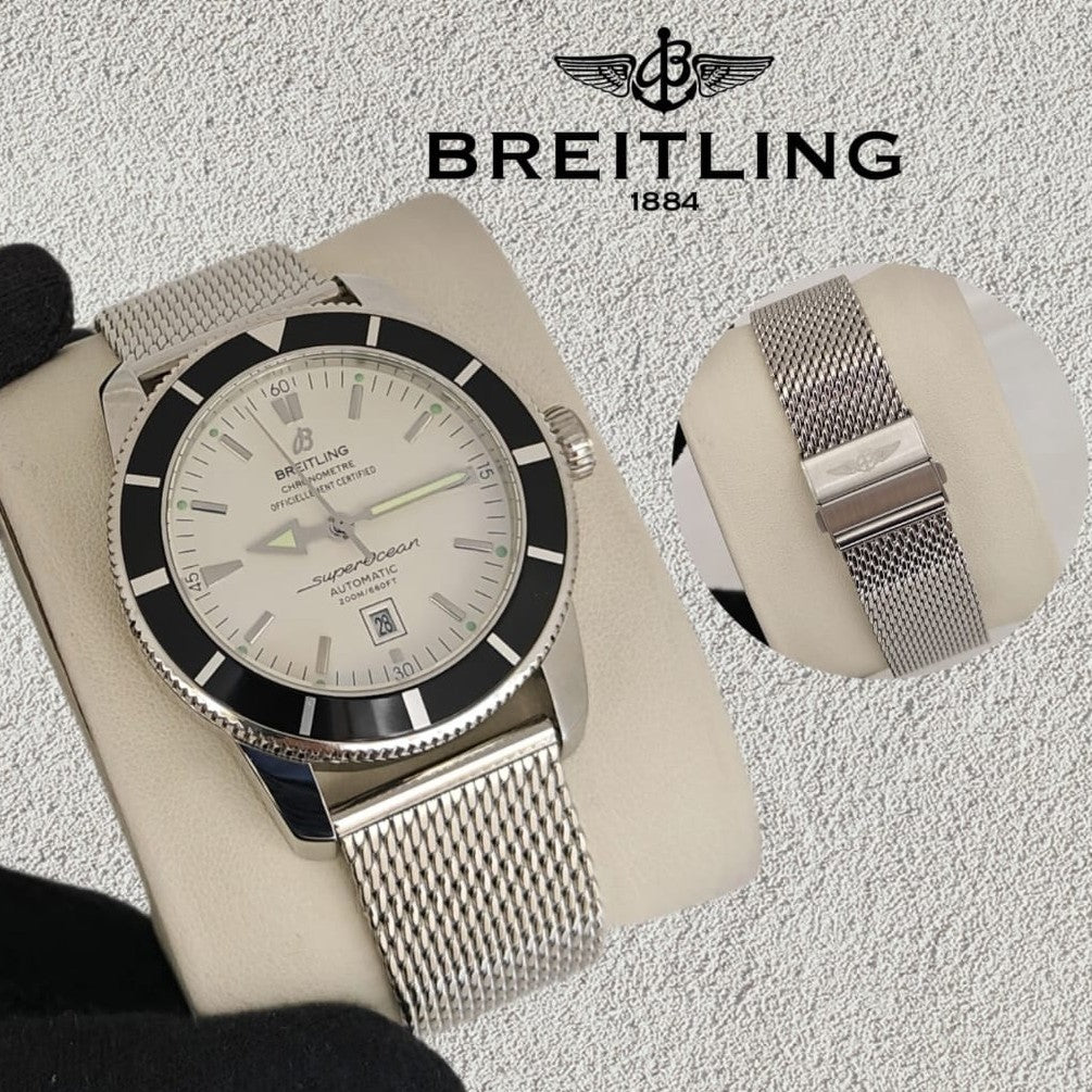 BREITLING SUPEROCEAN  CHRNOMETER  AUTOMATIC  VERY HIGH VOLTAGE DEMANDING TRANDING WATCH NOW ALLOVER IN OMAN| BREITLING SO C 177919557