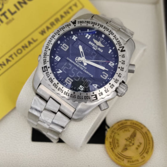 BREITLING COCKPIT CHRNOGRAPH VERY HIGH VOLTAGE DEMANDING TRANDING WATCH NOW ALLOVER IN OMAN| BREITLING CP C 17797952