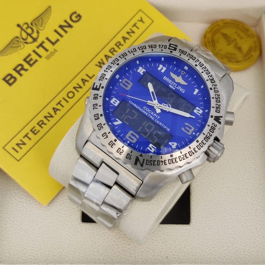 BREITLING COCKPIT CHRNOGRAPH VERY HIGH VOLTAGE DEMANDING TRANDING WATCH NOW ALLOVER IN OMAN| BREITLING CP C 17797953