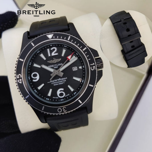 BREITLING SUPEROCEAN  CHRNOMETER  AUTOMATIC  VERY HIGH VOLTAGE DEMANDING TRANDING WATCH NOW ALLOVER IN OMAN| BREITLING SO C 177919553