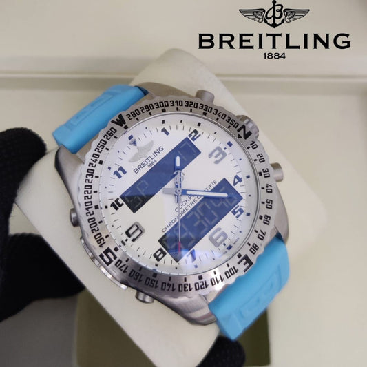 BREITLING COCKPIT CHRNOGRAPH VERY HIGH VOLTAGE DEMANDING TRANDING WATCH NOW ALLOVER IN OMAN| BREITLING CP C 17797956