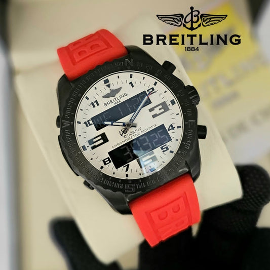 BREITLING COCKPIT CHRNOGRAPH VERY HIGH VOLTAGE DEMANDING TRANDING WATCH NOW ALLOVER IN OMAN| BREITLING CP C 17797957
