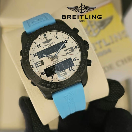 BREITLING COCKPIT CHRNOGRAPH VERY HIGH VOLTAGE DEMANDING TRANDING WATCH NOW ALLOVER IN OMAN| BREITLING CP C 17797958