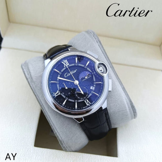 CARTIER BALLON BEUE DE WITH ORIGINAL LEATHER STRAP FULL OF PREMIUM GRADE| CARTIER BALLON 13554