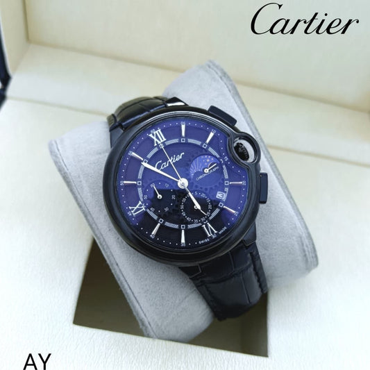 CARTIER BALLON BEUE DE WITH ORIGINAL LEATHER STRAP FULL OF PREMIUM GRADE| CARTIER BALLON 13555