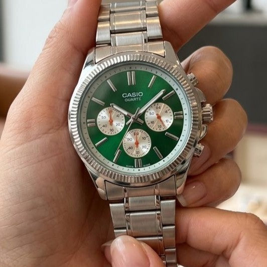 CASIO NEW ARRIVAL STAINLESS STEEL BODY VERY EXCLUSIVE WATCHES NOW ALLOVER IN OMAN || CASIO SS 15559931