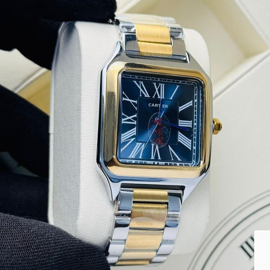 NEW EXCLUSIVE CARTIER WATCH WITH STAINLESS STEEL  NEW SHAPE  | CARTIER NEW 1757571
