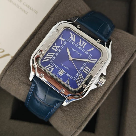 NEW EXCLUSIVE CARTIER WATCH WITH LEATHER STRAP NEW SHAPE  NOW ALLOVER IN OMAN | CARTIER LB 1557979181