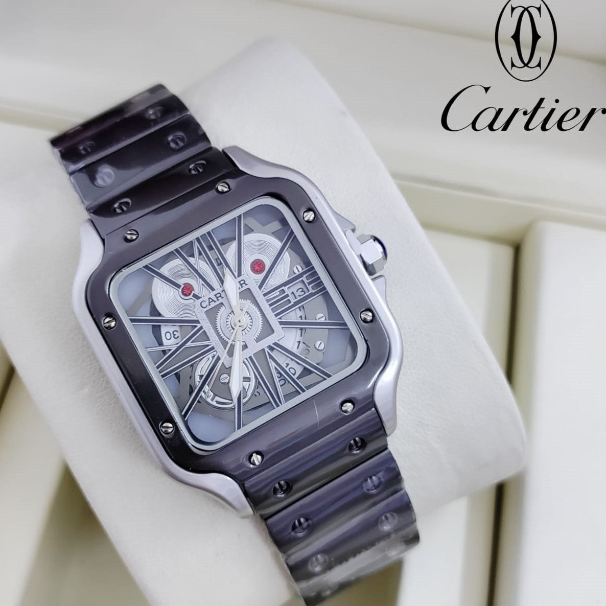 NEW EXCLUSIVE MOST TRANDING CARTIER WATCH WITH NEW SHAPE  | CARTIER MATEL 177932