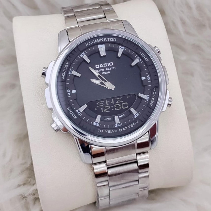 NEW CASIO DUAL TIME JAPAN MOVEMENT NEW ARRIVAL| CASIO DUAL 78662