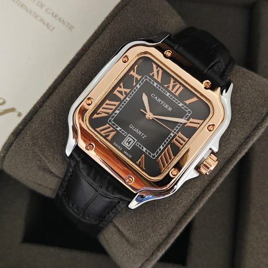 NEW EXCLUSIVE CARTIER WATCH WITH LEATHER STRAP NEW SHAPE  NOW ALLOVER IN OMAN | CARTIER LB 1557979183