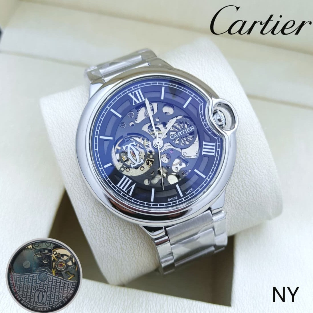 LUXURY CARTIER WATCH MECHANICAL  VERY STYLISH VALUE FOR MONEY  NOW ALLOVER IN OMAN | CARTIER MECHANICAL 199973