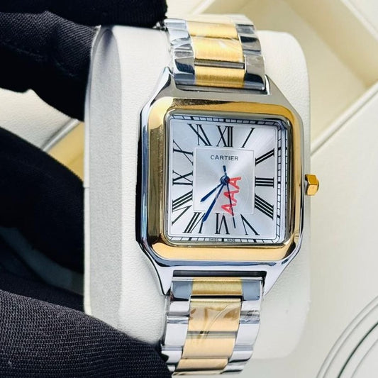 NEW EXCLUSIVE CARTIER WATCH WITH STAINLESS STEEL  NEW SHAPE  | CARTIER NEW 1757573