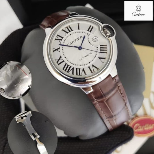 LUXURY CARTIER BALLON BEUE DE WITH ORIGINAL LEATHER STRAP FULL OF PREMIUM GRADE| CARTIER BALLON 13555795
