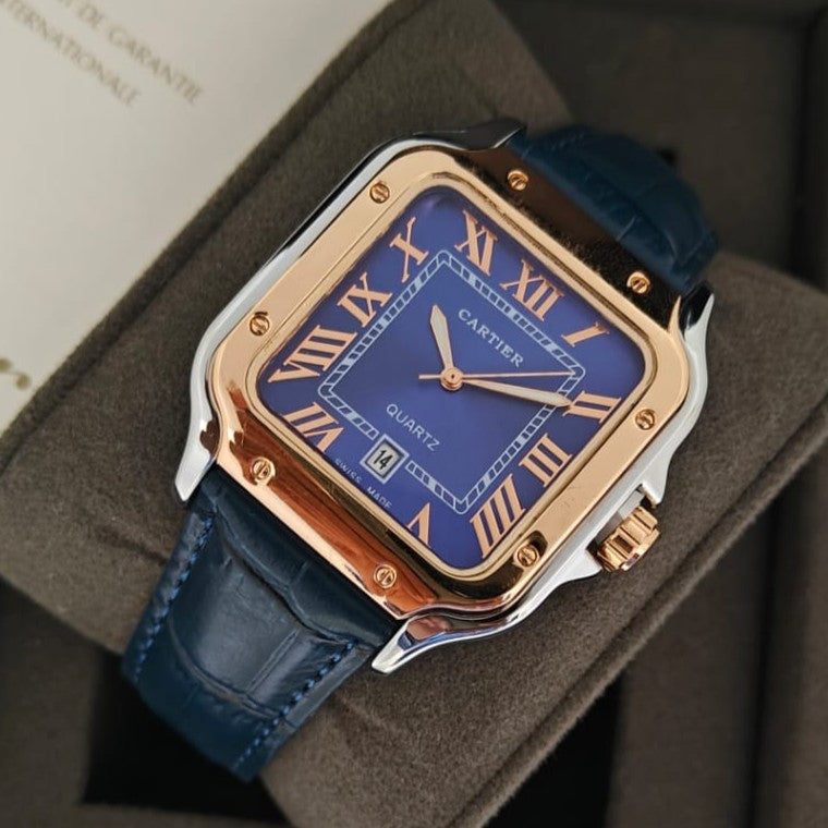 NEW EXCLUSIVE CARTIER WATCH WITH LEATHER STRAP NEW SHAPE  NOW ALLOVER IN OMAN | CARTIER LB 1557979185