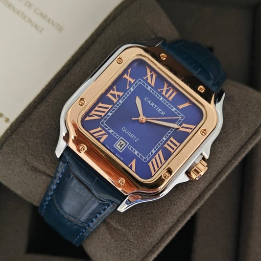 NEW EXCLUSIVE CARTIER WATCH WITH LEATHER STRAP NEW SHAPE  NOW ALLOVER IN OMAN | CARTIER LB 1557979185
