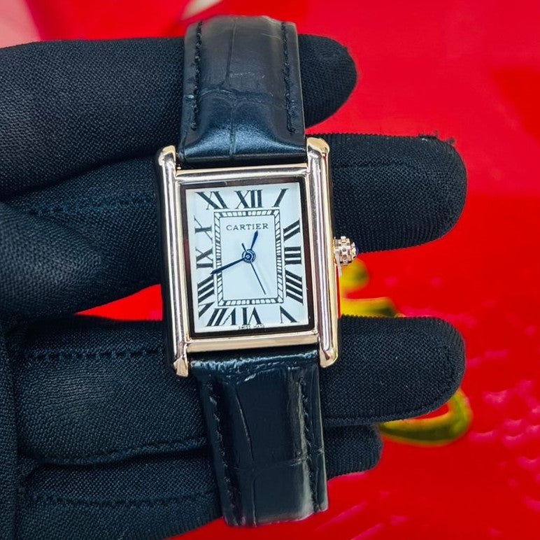 CARTIER TANK Quartz Watch | CRTR Tank 02 G