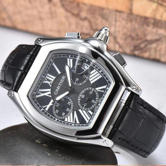 CARTIER ROADSTER CHRNOGRAPH OVAL SHAPE MOST DEMANDING WATCH NOW ALLOVER IN OMAN | CARTIER ROADSTER 1555737