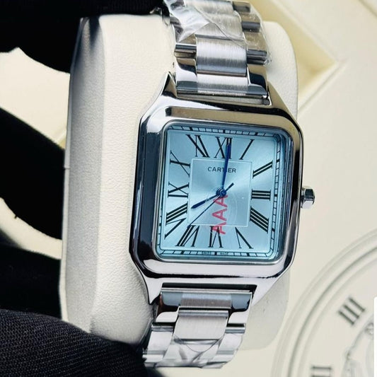 NEW EXCLUSIVE CARTIER WATCH WITH STAINLESS STEEL  NEW SHAPE  | CARTIER NEW 1757575