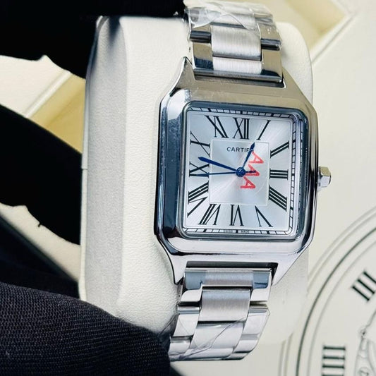 NEW EXCLUSIVE CARTIER WATCH WITH STAINLESS STEEL  NEW SHAPE  | CARTIER NEW 1757576