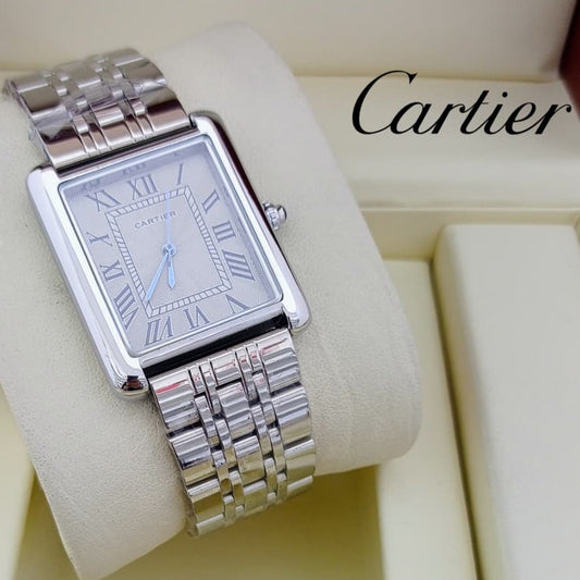 NEW EXCLUSIVE CARTIER TANK STEEL CHAIN MASSIVE LOOKS PREMIUM QUALITY NATIONAL DAY OFFER PRICE  NOW ALLOVER IN OMAN | CARTIER TANK 1335997