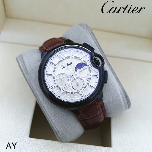 CARTIER BALLON BEUE DE WITH ORIGINAL LEATHER STRAP FULL OF PREMIUM GRADE| CARTIER BALLON 13552