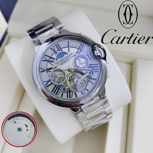 LUXURY CARTIER MTWTFSS AUTOMATIC MENS WATCH | CARTIER MT 5513