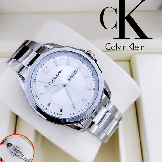 EXCLUSIVE CALVIN KLEIN WATCH FOR MEN WITH STAINLESS STEEL CHAIN | CK MEN 001