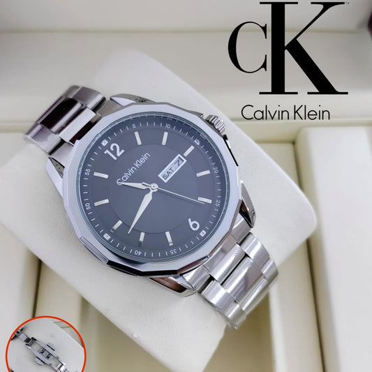 EXCLUSIVE CALVIN KLEIN WATCH FOR MEN WITH STAINLESS STEEL CHAIN | CK MEN 002