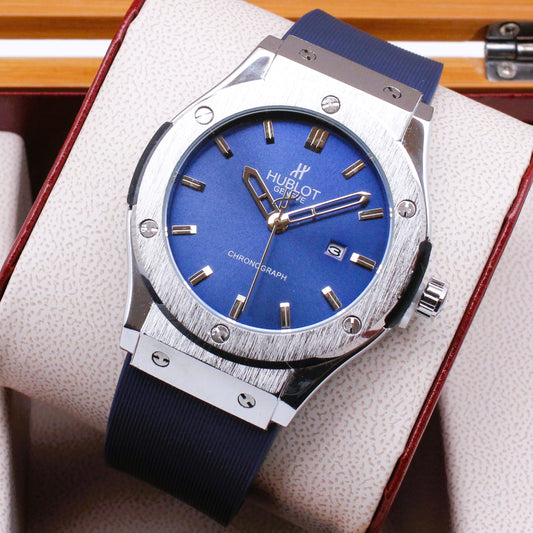 HUBLOT THE PREMIUM QUALITY WATCH JUST ARRIVED WITH 1 YEAR SERVICE WARRANTY| HUBLOT MEN 75312