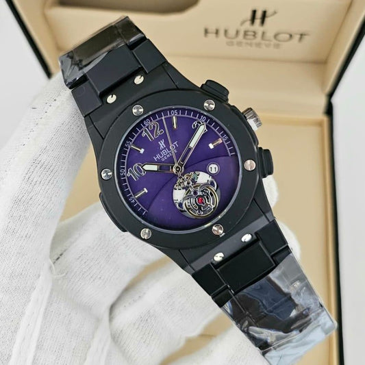 HUBLOT EXCLUSIVE VERY HOT DESIGN NOW IN OMAN FULL METAL BODY JUST ARRIVAL| HUBLOT 155371