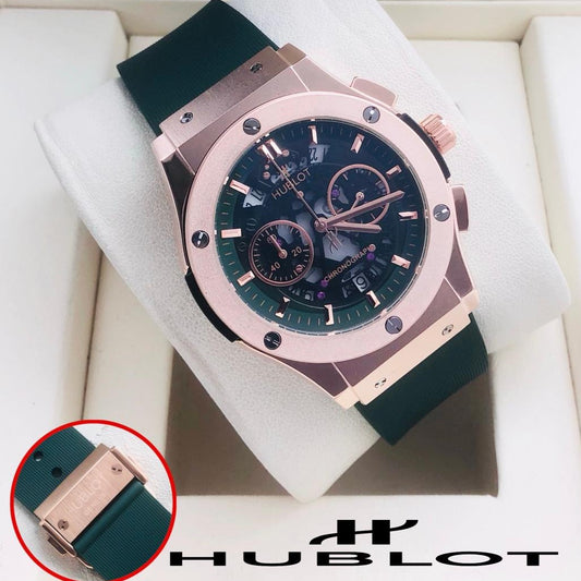 HUBLOT CHRNOGRAPH WATCH VERY PREMIUM BUILT QUALITY WITH 2 YEARS WARRANTY| HUBLOT CHRNO 90087422