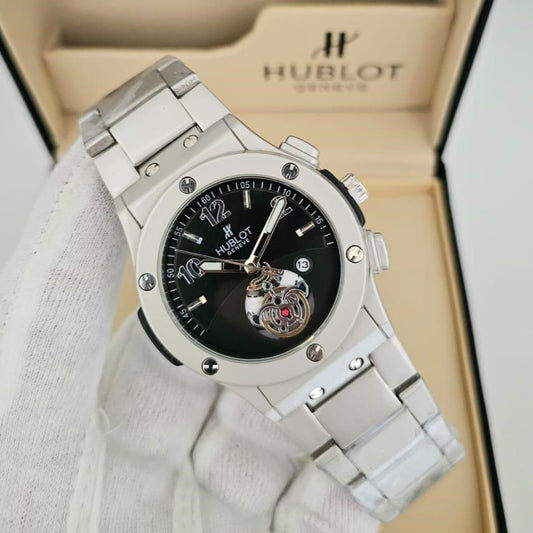 HUBLOT EXCLUSIVE VERY HOT DESIGN NOW IN OMAN FULL METAL BODY JUST ARRIVAL| HUBLOT 155372