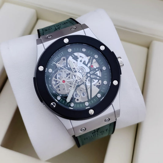 HUBLOT WATCH WITH MILITARY HYPER SONIC  LOOK 2 YEARS SERVICE WARRANTY| HUBLOT HYPER SONIC 1855432