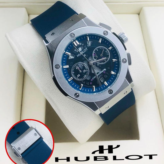 HUBLOT CHRNOGRAPH WATCH VERY PREMIUM BUILT QUALITY WITH 2 YEARS WARRANTY| HUBLOT CHRNO 90087423