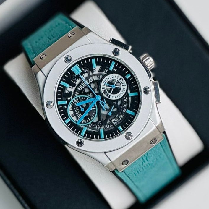 HUBLOT WATCH WITH MILITARY LOOK FULL CHRNOGRAPH ACTIVE HIGH PERFORMANCE | HUBLOT CHRNO 15579933