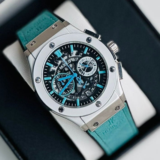 HUBLOT WATCH WITH MILITARY LOOK FULL CHRNOGRAPH ACTIVE HIGH PERFORMANCE | HUBLOT CHRNO 15579933