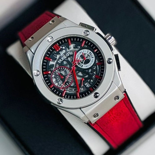 HUBLOT WATCH WITH MILITARY LOOK FULL CHRNOGRAPH ACTIVE HIGH PERFORMANCE | HUBLOT CHRNO 15579934