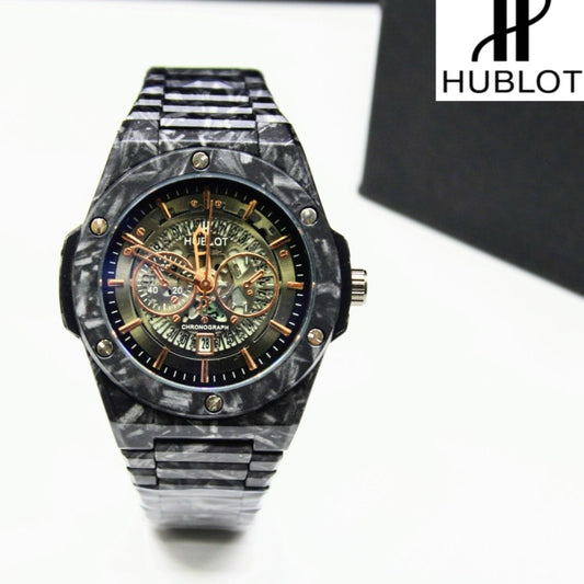 HUBLOT WATCH WITH MILITARY LOOK HIGH PERFORMANCE PREMIUM BUILT QUALITY| HUBLOT MILITARY 199975