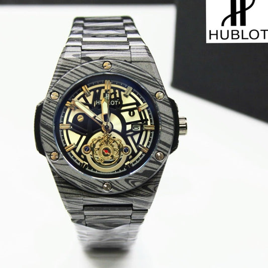 HUBLOT WATCH WITH MILITARY LOOK HIGH PERFORMANCE PREMIUM BUILT QUALITY| HUBLOT MILITARY 199976