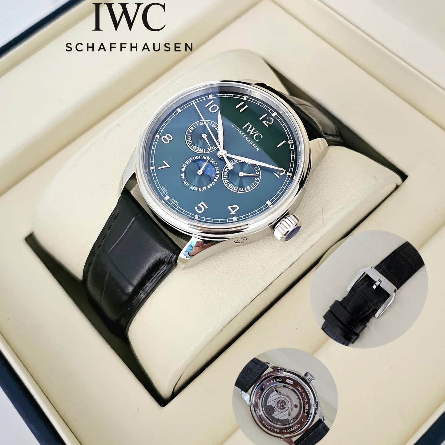 LUXURY INGENIEUR AUTOMATIC CHRNOGRAPH  A LEGEND IN ITS TIME , A LEGEND TODAY IWC SCHAFFHAUSEN | IWC 155579