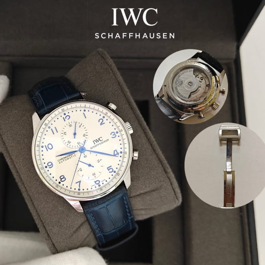 LUXURY INGENIEUR AUTOMATIC CHRNOGRAPH  A LEGEND IN ITS TIME , A LEGEND TODAY IWC SCHAFFHAUSEN | IWC 155577