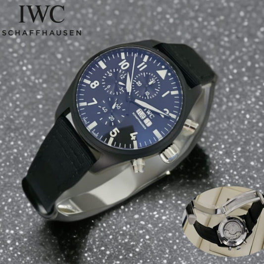 LUXURY INGENIEUR AUTOMATIC CHRNOGRAPH  A LEGEND IN ITS TIME , A LEGEND TODAY IWC SCHAFFHAUSEN | IWC 155535