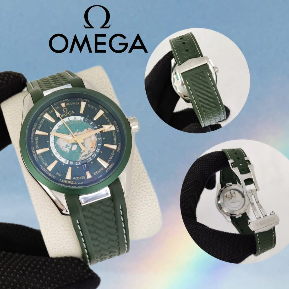 LUXURY OMEGA SEAMASTER  AUTOMATIC  VERY PREMIUM ROYAL WATCH WITH CALSP LOCK  | OMEGA SM A 13379750