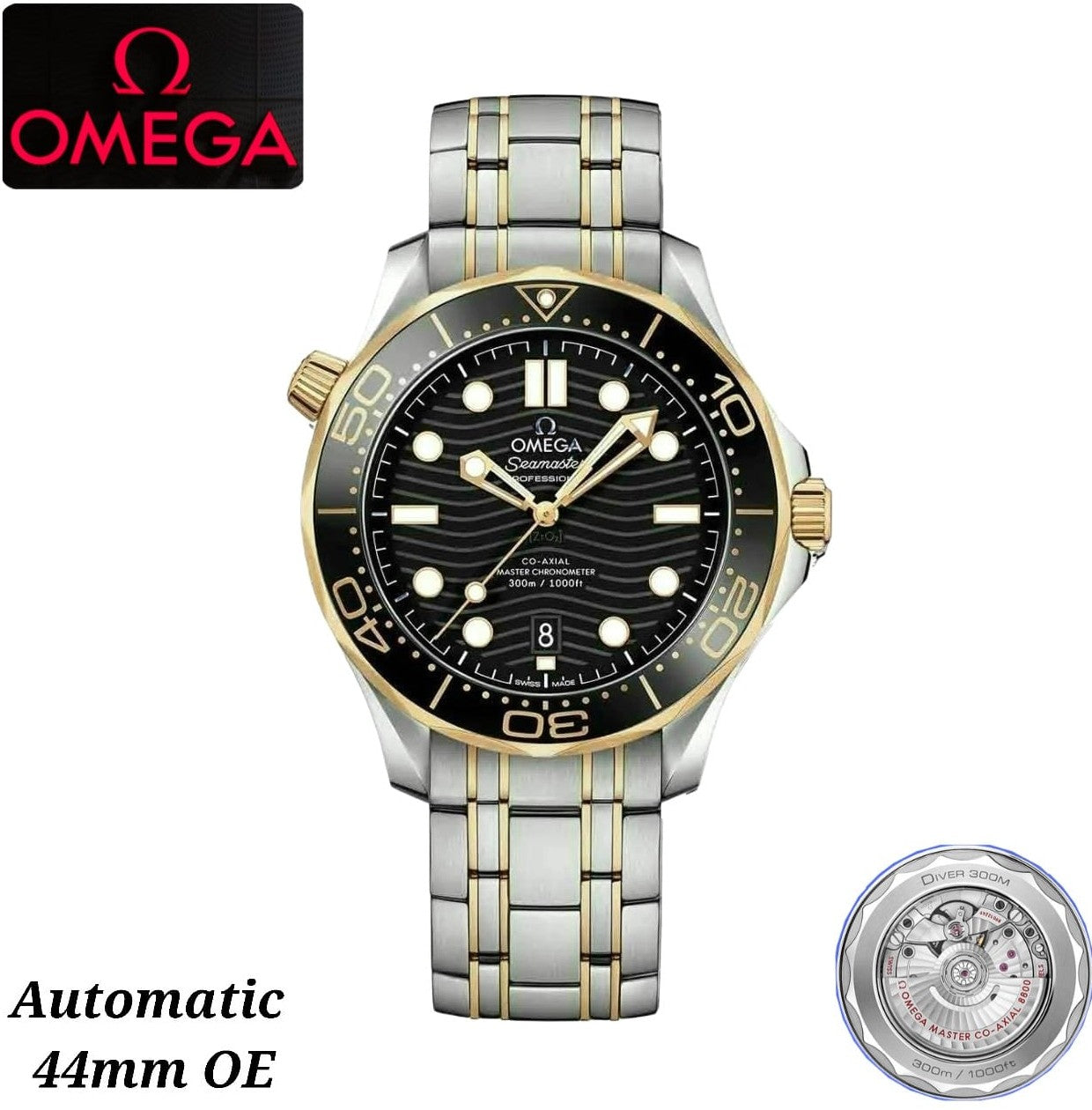 LUXURY  OMEGA SEAMASTER MASTER VERSION SWISS GRADE VERY DEMANDING WATCH NOW ONLY IN FAST FASHION OMAN | OMGA S M 19993131533