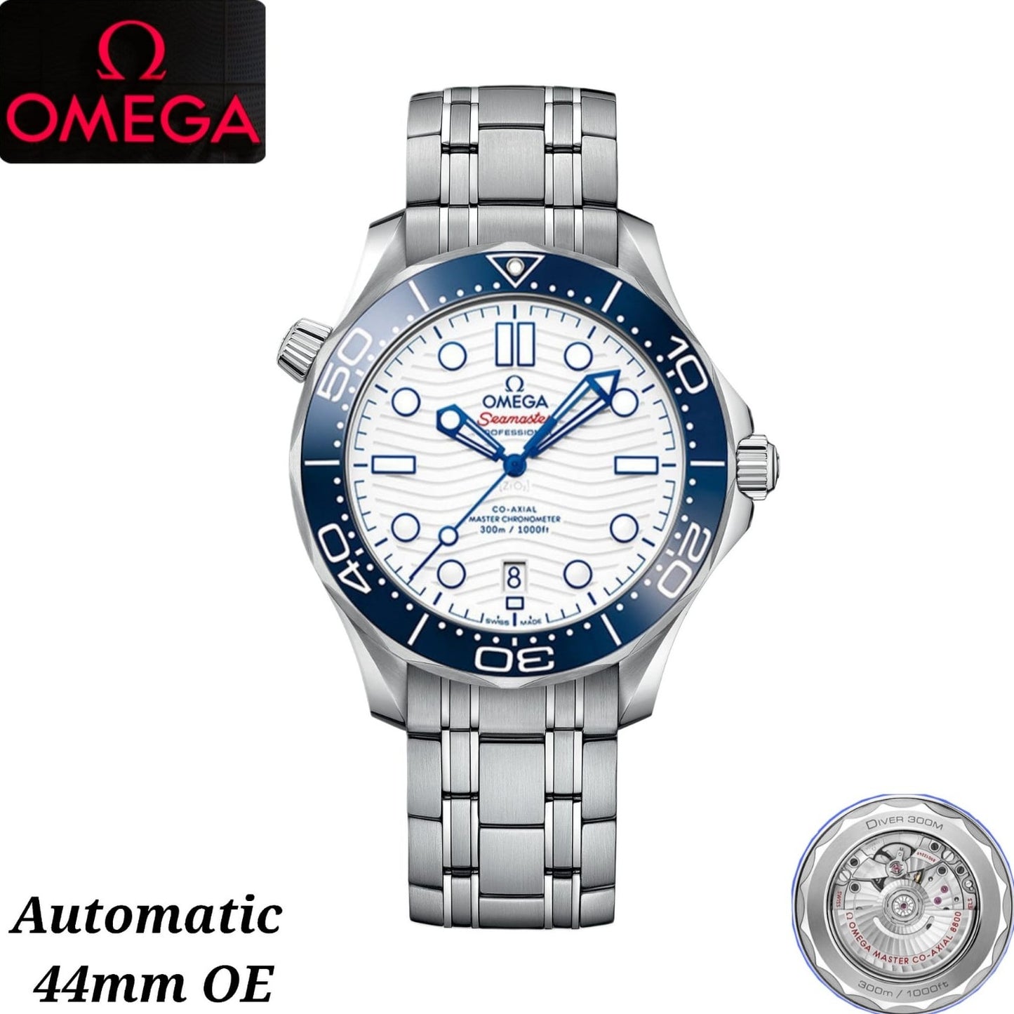 LUXURY  OMEGA SEAMASTER MASTER VERSION SWISS GRADE VERY DEMANDING WATCH NOW ONLY IN FAST FASHION OMAN | OMGA S M 19993131535