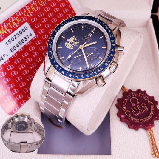 LUXURY  OMEGA SPEEDMASTER WITH ACTIVE CHRNOGRAPH VERY PREMIUM ROYAL WATCH | OMEGA SM CHRNO 1557791
